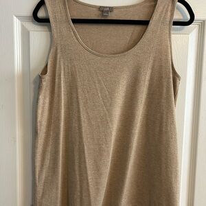 Jjill gold sparkle blouse